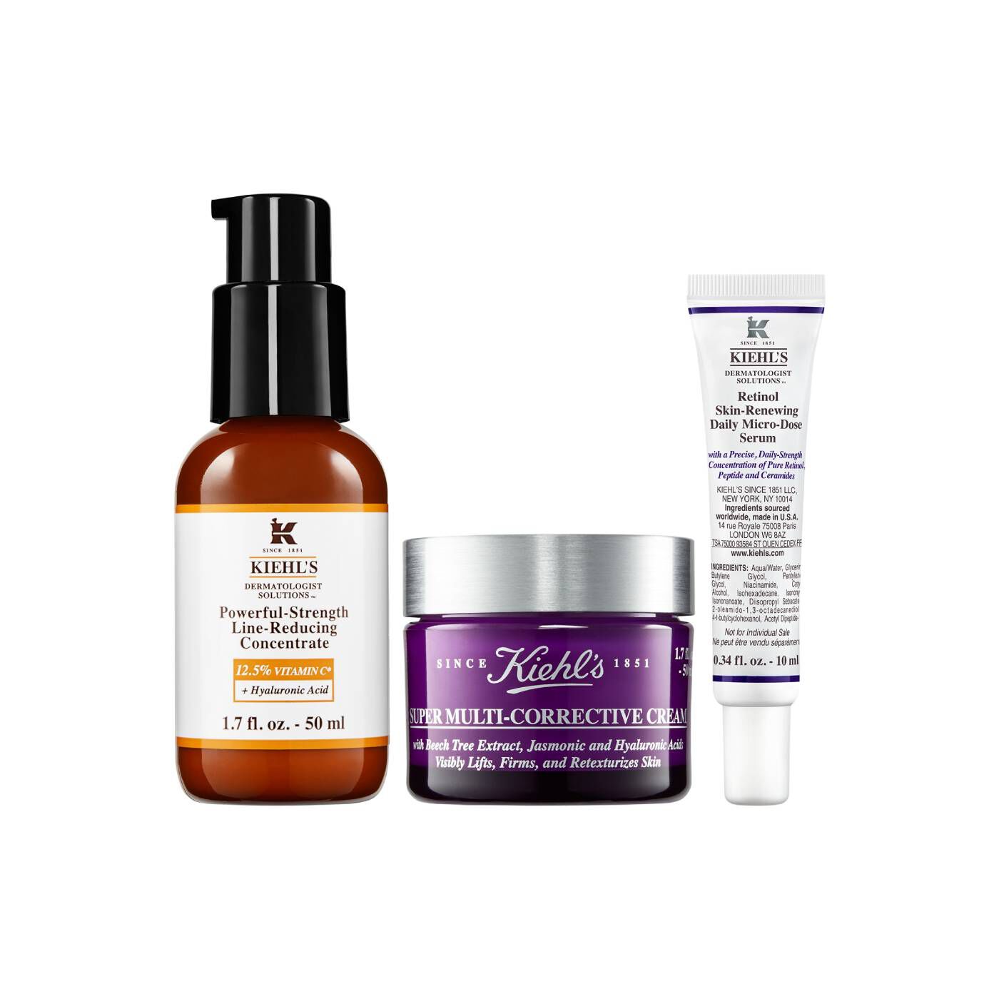 Kiehl's 美容液セット 30ml & 50ml キールズ DS クリアリーブライト エッセンス - 美白ケア向け美容液